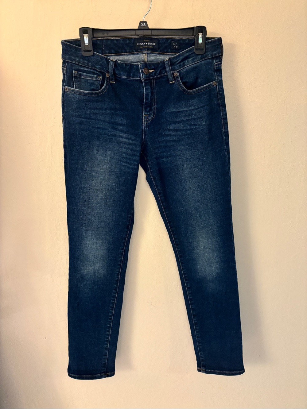 Lucky Brand Women's Dark Blue Lolita Skinny Jeans